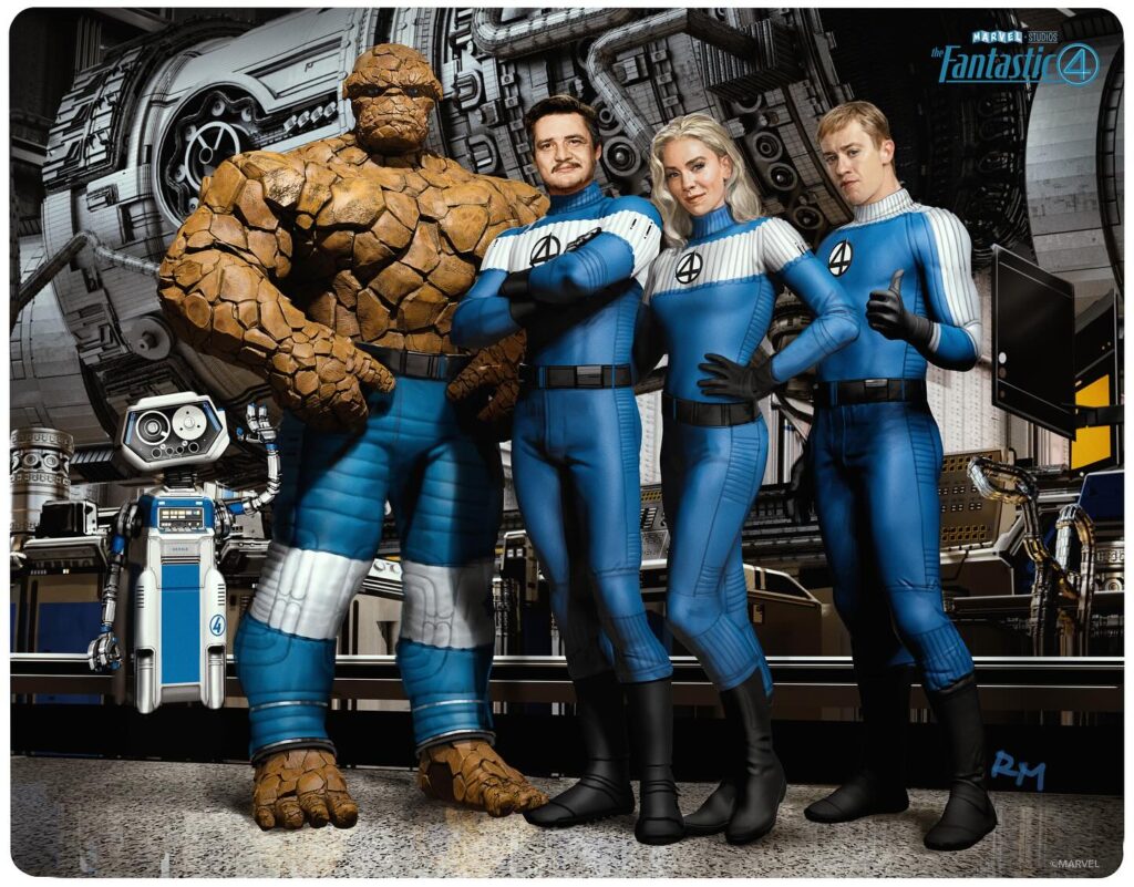 Early Fantastic Four suit design.