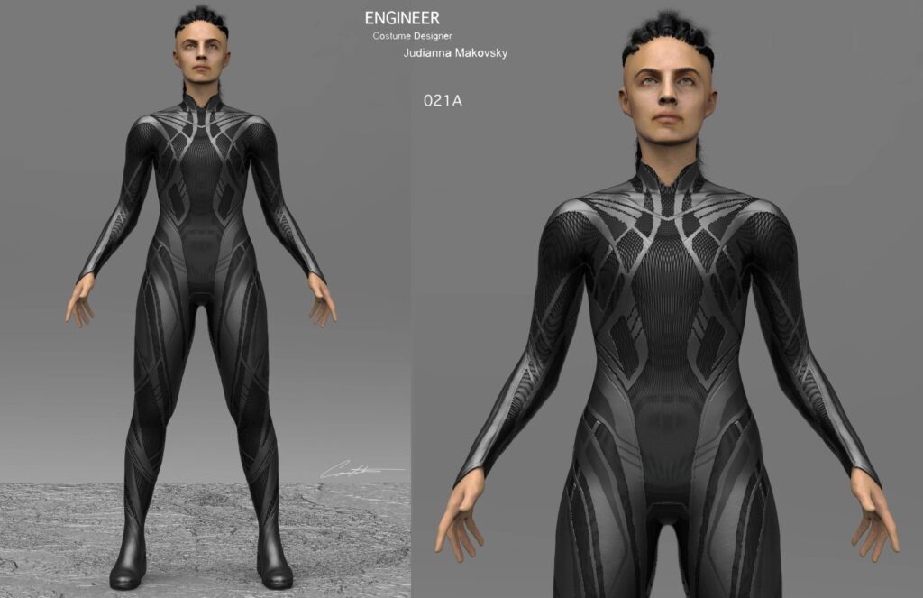 Presenting official concept art for the character The Engineer, as she will appear in James Gunn's Superman (2025).