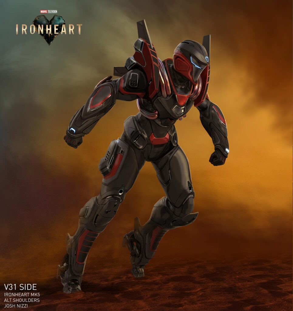 Take a look at this absolutely stunning concept art for the Ironheart MK5 suit.