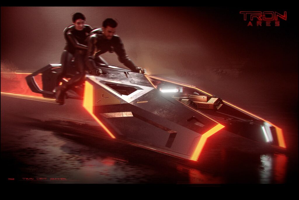 Light Skimmer concept design from Tron: Ares movie.