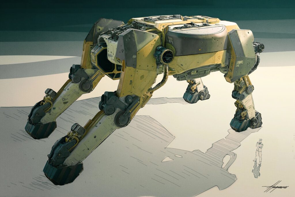 The Loader concept design from Predator: Badlands movie.