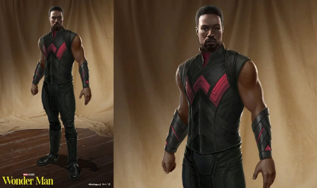 Wonder Man early concept design.