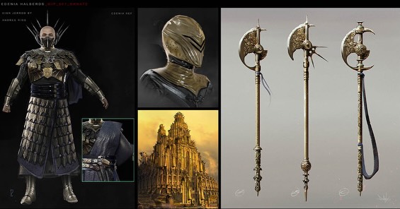 Batch of weapon concept design.