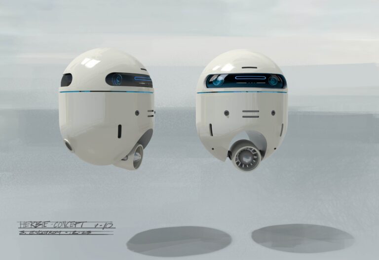 Early H.E.R.B.I.E. concept design.