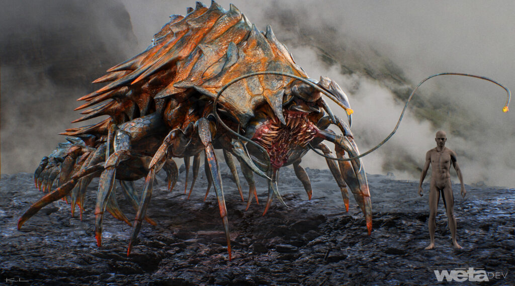 Endopede Creature design .