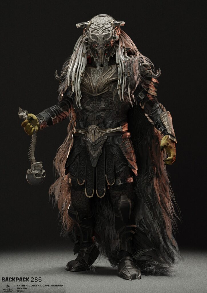 Unused Kjohrr costume concept design.