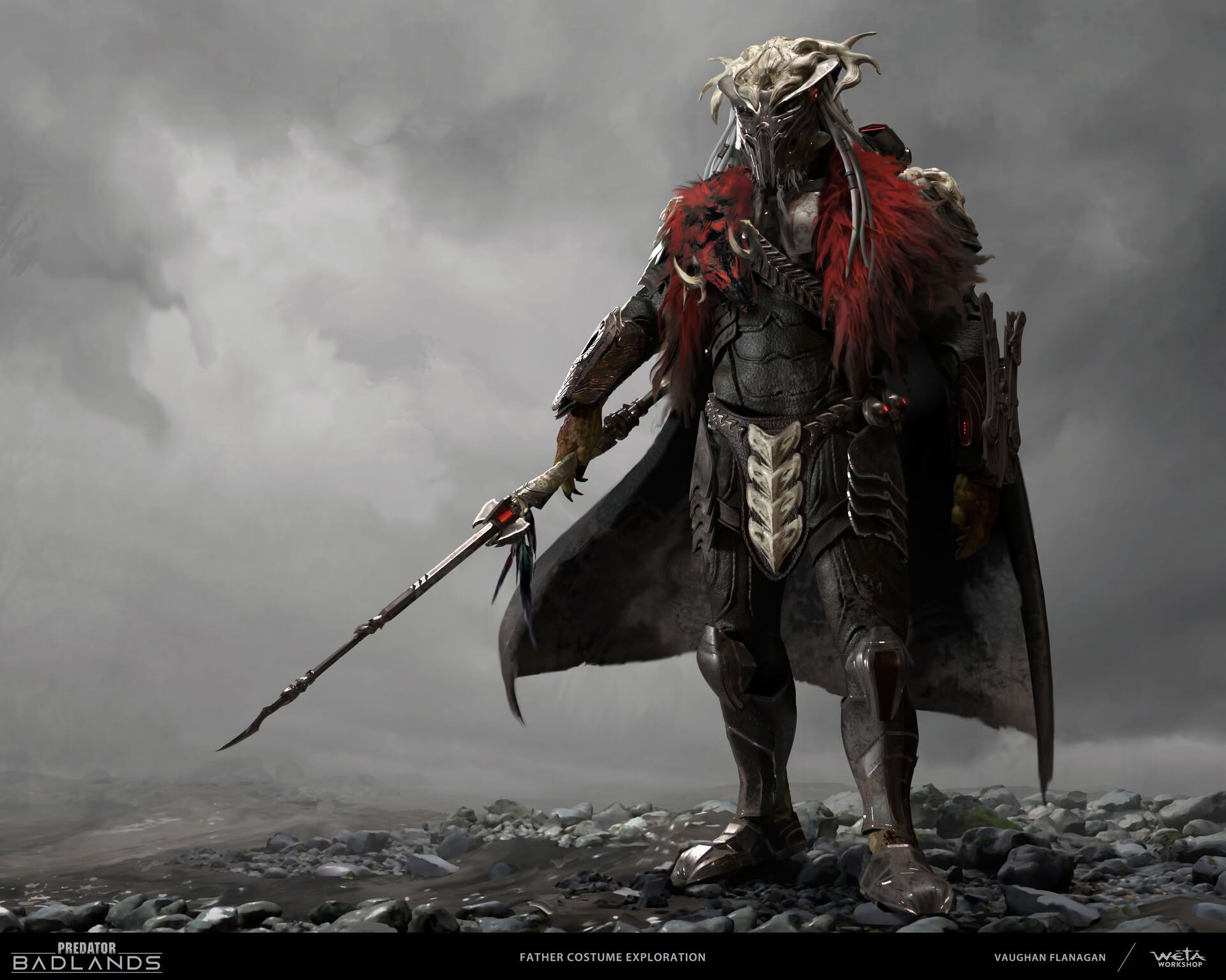 Predator: Badlands Concept Art by Vaughan Tangiau Flanagan.